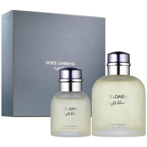 dolce gabbana light blue gift set for men|d&g light blue set.